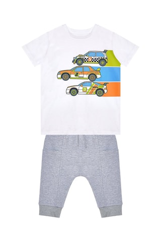 Camiseta y short - Blanco
