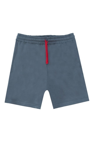 Camiseta y short - Azul y gris