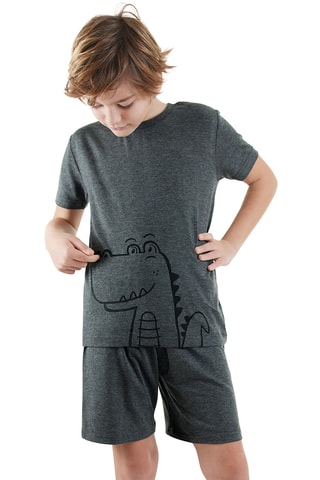 Pijama Dino Basic - Antracita