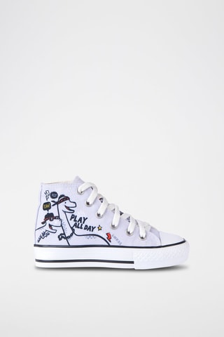 Tenis altos - Blanco