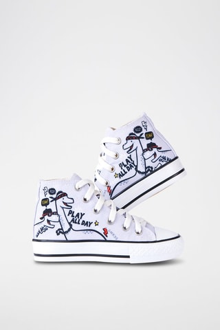 Tenis altos - Blanco