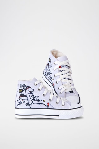 Tenis altos - Blanco
