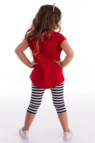 Camiseta y mallas pirada - Rojo