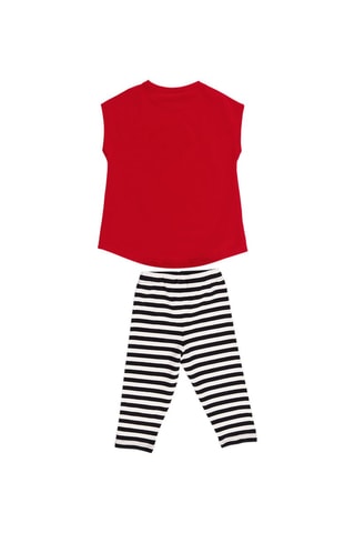 Camiseta y mallas pirada - Rojo