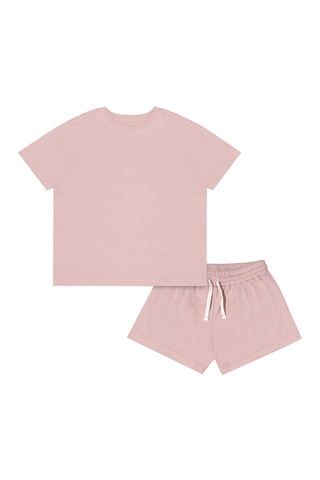 Camiseta y short - Rosa
