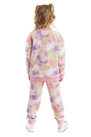 Sudadera y pantalón de chándal Tie-dye Unicorn - Rosa