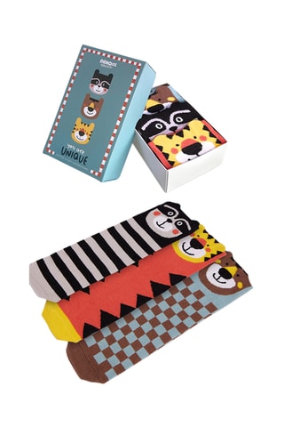3 pares de calcetines Animaux - Multicolor