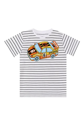 Camiseta y short - Blanco y negro