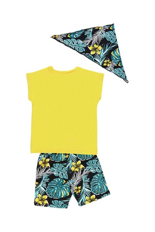 Conjunto de 3 piezas - Azul y amarillo