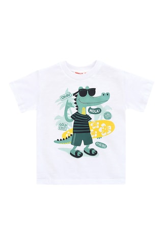 Camiseta y short Tropik - Blanco