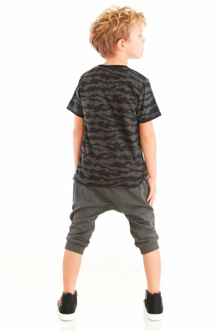 Camiseta y sarouel - Negro