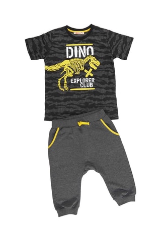 Camiseta y sarouel - Negro