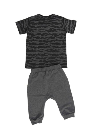 Camiseta y sarouel - Negro