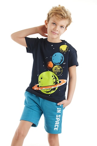 Camiseta y short - Azul