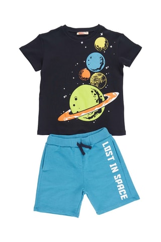 Camiseta y short - Azul