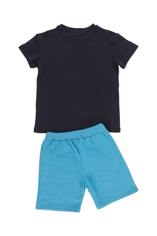 Camiseta y short - Azul