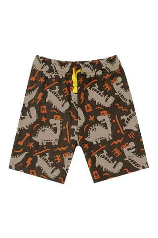 Camiseta y short - Marrón oscuro