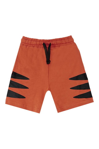 Camiseta y short - Mostaza y naranja