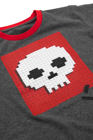 Camiseta y sarouel - Gris oscuro y negro