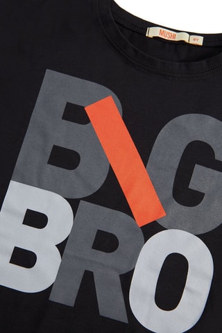 T-shirt en Short -  Mushi - Zwart en grijs