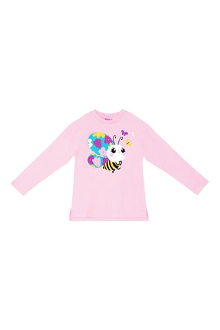 T-shirt en Legging - Geel en roze