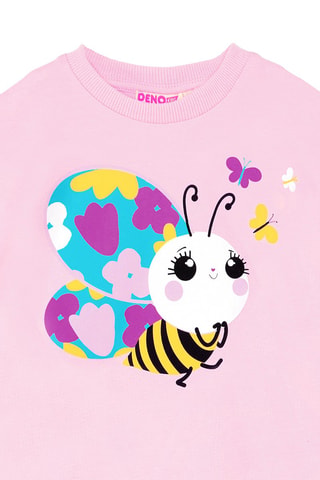 T-shirt en Legging - Geel en roze