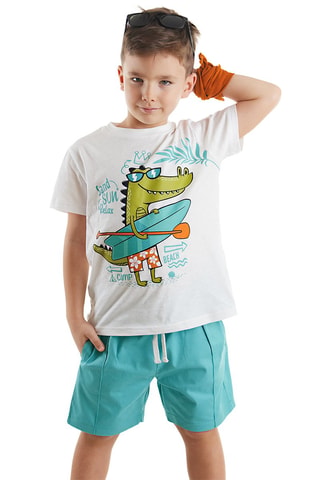 Camiseta y short - Blanco