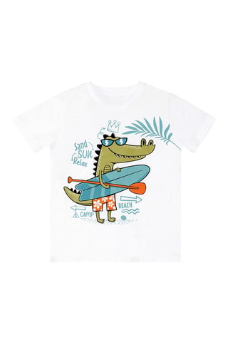 Camiseta y short - Blanco