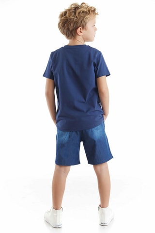 Camiseta y short - Azul marino