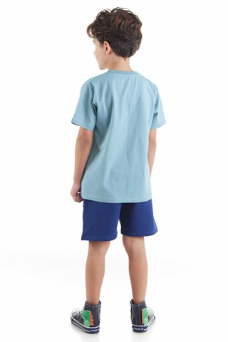 Camiseta y short - Azul