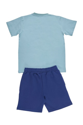 Camiseta y short - Azul