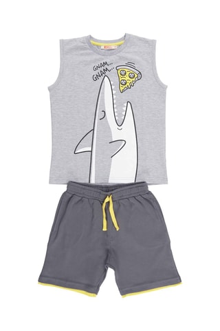 Camiseta y short - Gris