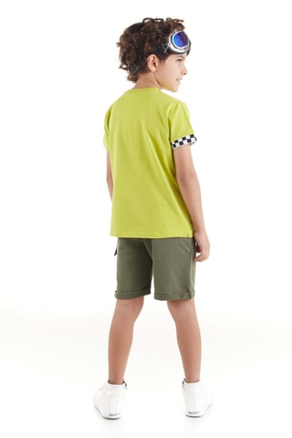 Camiseta y short - Caqui