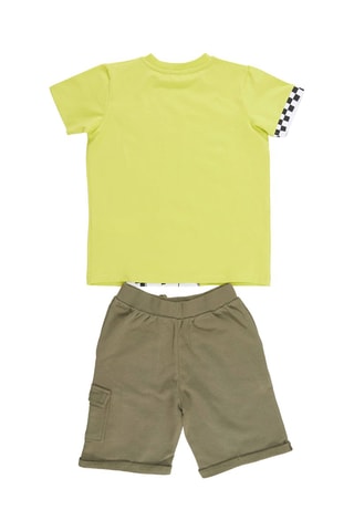 Camiseta y short - Caqui