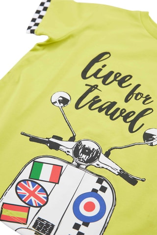 Camiseta y short - Caqui