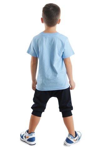 Camiseta y short - Azul y azul marino