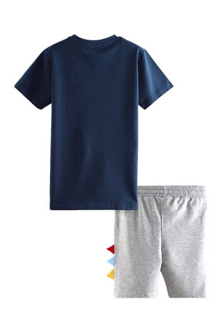 Camiseta y short Rawr - Azul marino