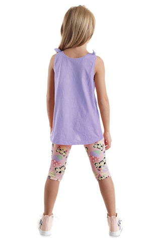 Camiseta de tirantes y leggings - Violeta