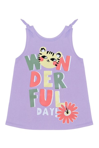 Camiseta de tirantes y leggings - Violeta