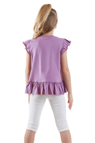 Camiseta y leggings Ballerina Cat - Violeta