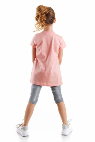 Camiseta y leggings - Violeta y rosa
