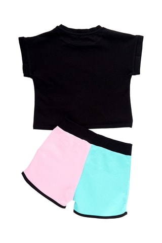 Camiseta y short - Negro