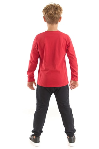 Camiseta y pantalón de chándal - Rojo