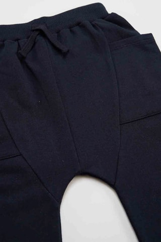 Camiseta y pantalón de chándal - Azul marino y amarillo