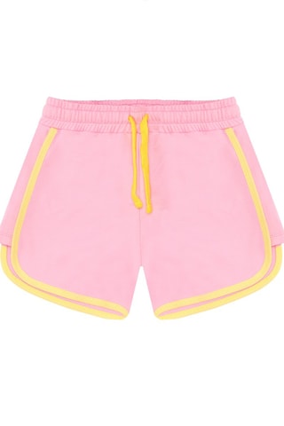 Camiseta y short - Turquesa y rosa