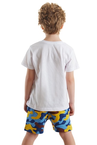 T-shirt en Short -  Denokids - Blauw