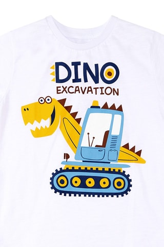T-shirt en Short -  Denokids - Blauw