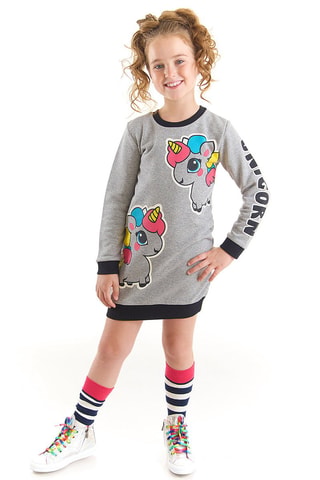 Sweaterjurk - Grijs