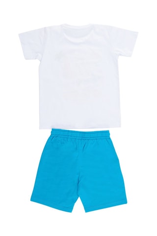 T-shirt en Short -  Mushi - Blauw