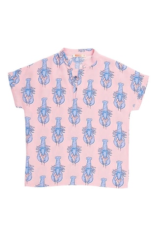 Camisa - Azul y rosa